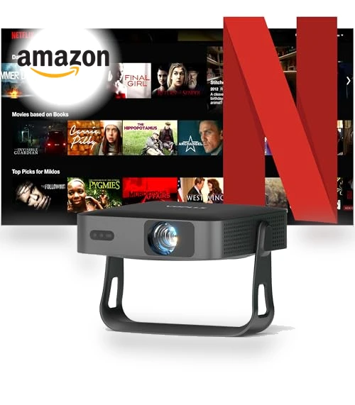 Smart Mini Projector with WiFi and Bluetooth — Home Theater Projectors, VOPLLS