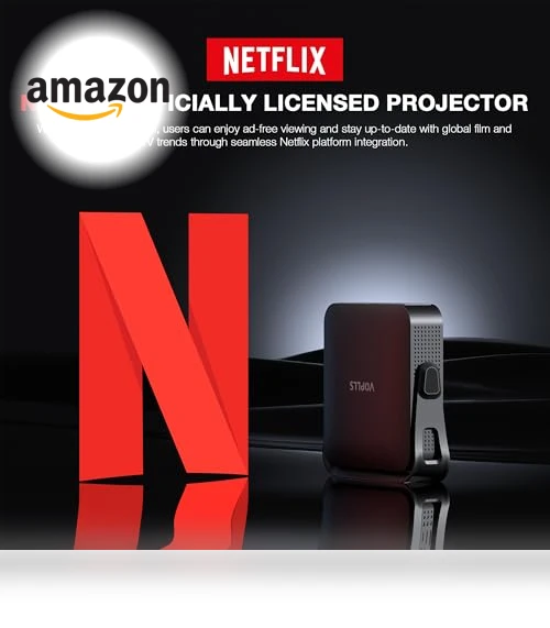 Smart Mini Projector with WiFi and Bluetooth — Home Theater Projectors, VOPLLS