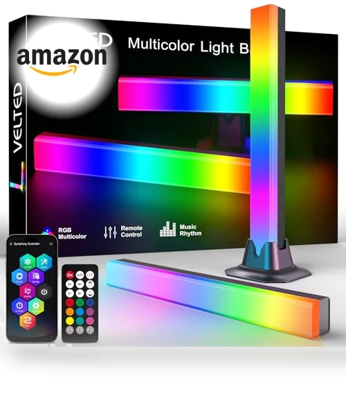 Smart Music Sync RGB IC LED Light Bar — Light Bars, velted
