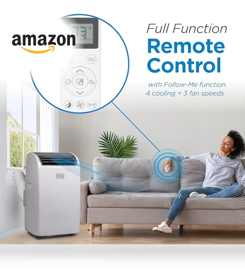 Smart Portable Air Conditioner — Portable, BLACK+DECKER