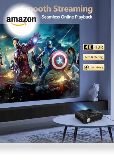 Smart Projector 4K — Home Theater Projectors, ZCGIOBN