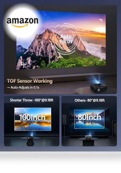 Smart Projector 4K — Home Theater Projectors, ZCGIOBN