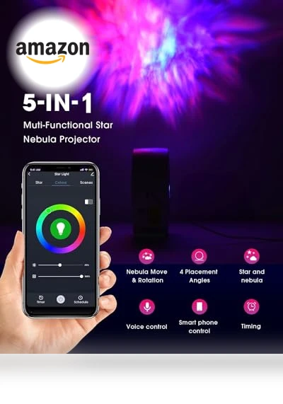 Starry Sky Projector — Night Lights, Voion