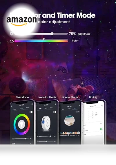 Starry Sky Projector — Night Lights, Voion