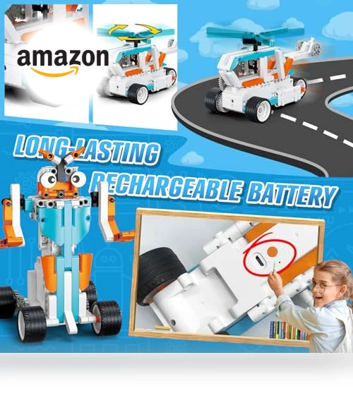 STEM Robot Building Kit for Kids — Construction Kits, Anysun
