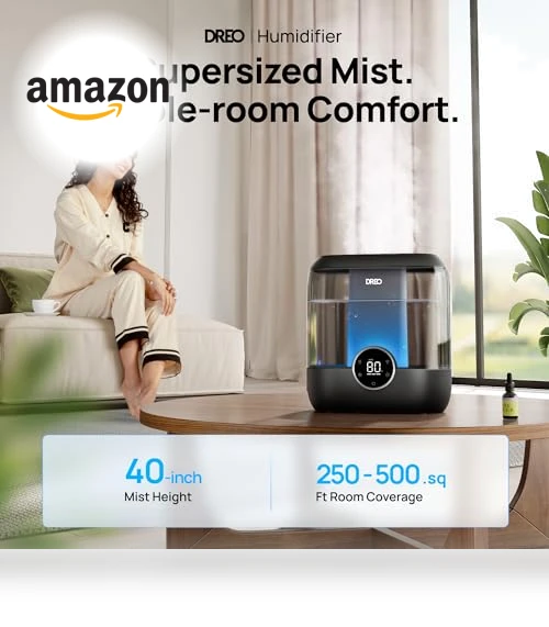 Supersized Cool Mist Humidifier — Air Moisturizers, Dreo