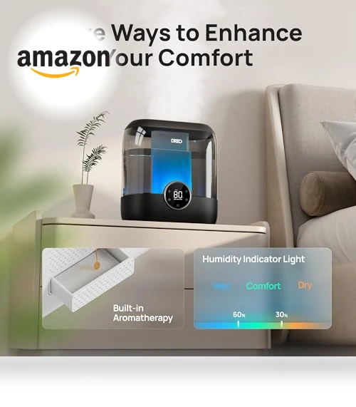 Supersized Cool Mist Humidifier — Air Moisturizers, Dreo