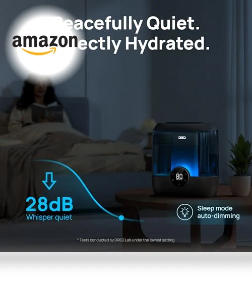Supersized Cool Mist Humidifier — Air Moisturizers, Dreo