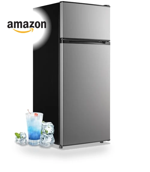 Two Door Fridge with 7 Temperature Settings — Mini Fridges, DEMULLER