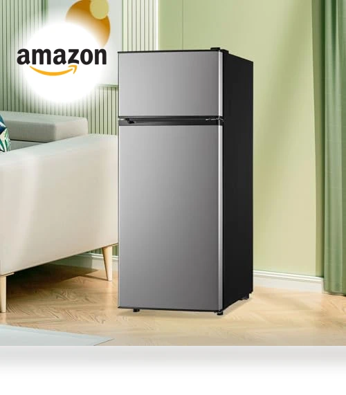 Two Door Fridge with 7 Temperature Settings — Mini Fridges, DEMULLER
