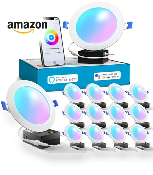 Ultra Thin LED Recessed Ceiling Lights — Recessed Lighting, Sunco Lighting