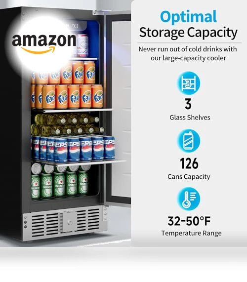 Undercounter Beverage Refrigerator — Drink Coolers, Feelfunn