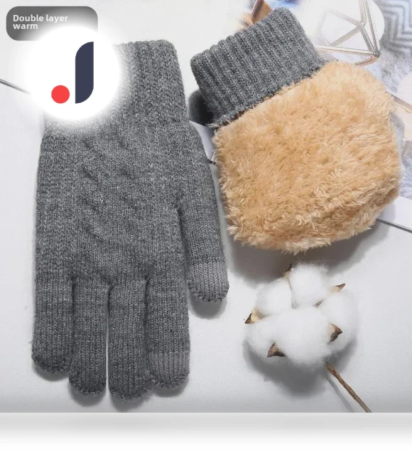 Winter Knitted Gloves with Touchscreen — Cold Weather Gloves, VantaGoods