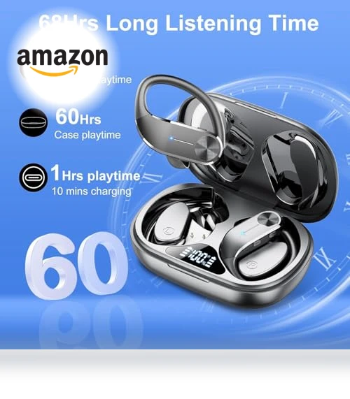 Wireless Bluetooth Earbuds — In-Ear Headphones, hadbleng