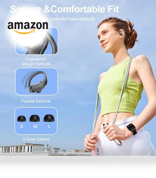 Wireless Bluetooth Earbuds — In-Ear Headphones, hadbleng