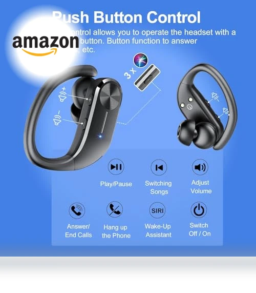 Wireless Bluetooth Earbuds — In-Ear Headphones, hadbleng