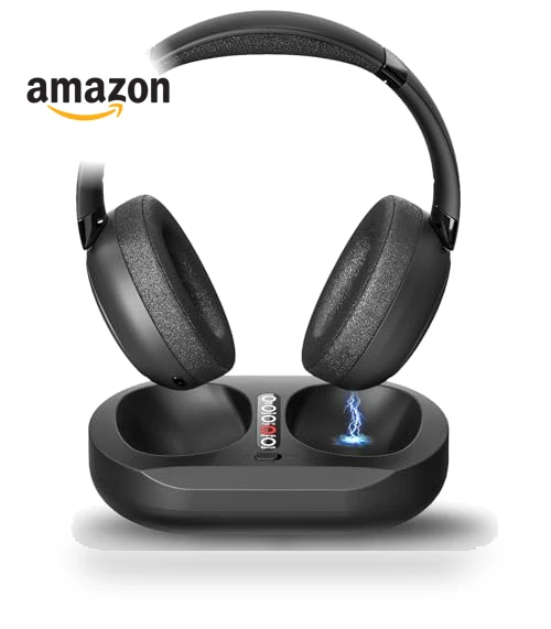 Wireless Headphones for TV Watching — Over-Ear Headphones, LORA