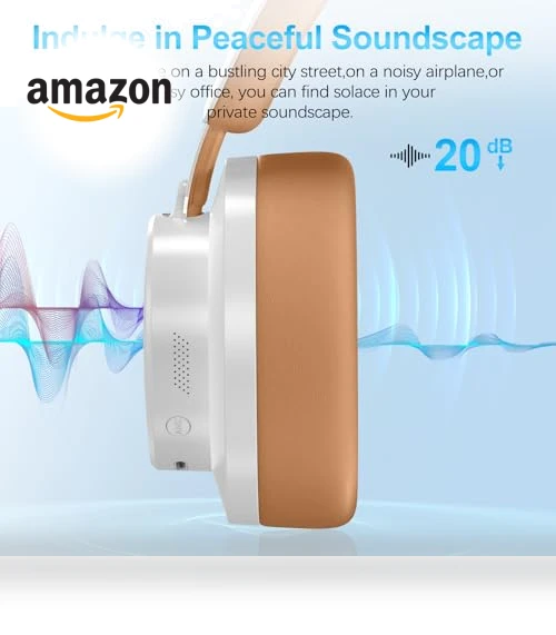 Wireless Over Ear Headphones with Active Noise Cancelling — Over-Ear Headphones, TSYUCXH
