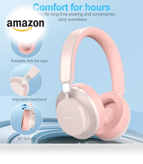 Wireless Over Ear Headphones with Noise Cancelling — Over-Ear Headphones, TSYUCXH