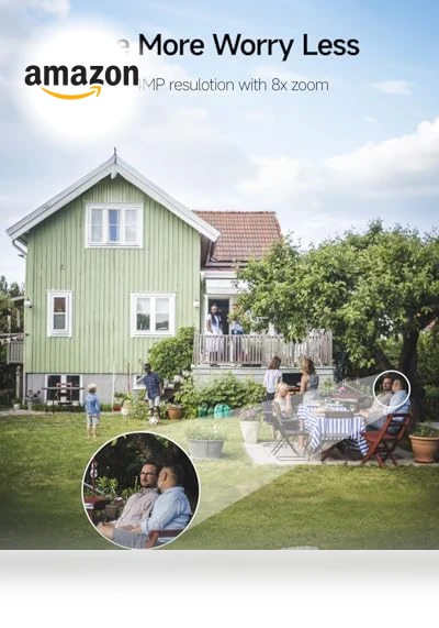 2.5K Security Camera Outdoor — Security Cameras, VIMTAG