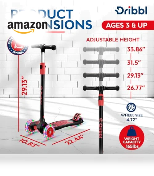 3-Wheel Kids Scooter — Electric Vehicles, Dribbl