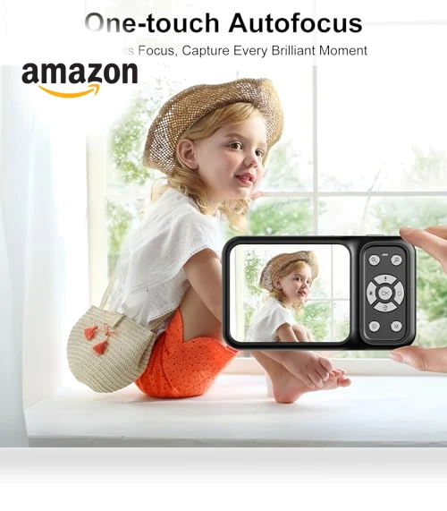 4K 64MP Dual Screens Digital Camera — Compact Digital Cameras, QUOLODOO