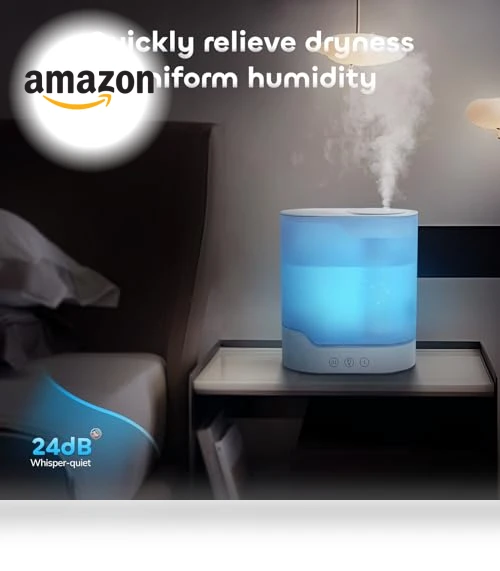 Air Humidifier & Essential Oil Diffuser — Air Moisturizers, YOGIN