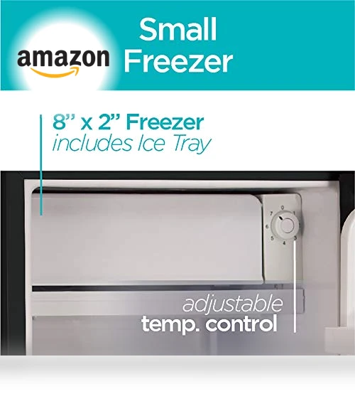 Compact Refrigerator Energy Star Single Door Mini Fridge with Freezer — Mini Fridges, BLACK+DECKER