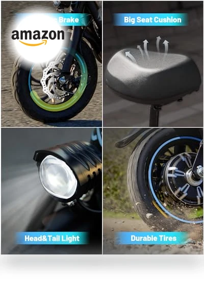 Electric Scooter with Seat — Electric Self-Balancing Scooters, Gyroshoes