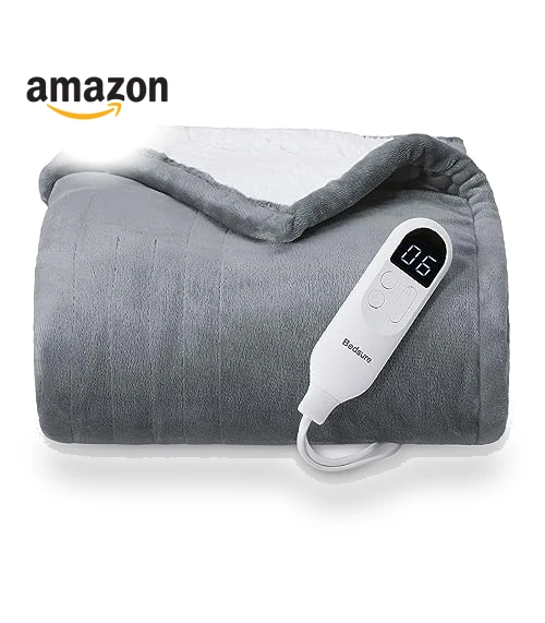 Heated Blanket Throw — Electric, Bedsure