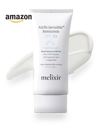 Invisible Sunscreen SPF 50 — Face Tan Enhancers, Melixir