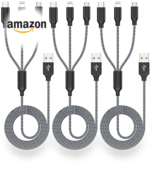Multi Charging Cable 3Pack — Cables, Xnewcable