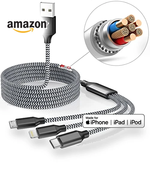 Multi Charging Cable 3Pack — Cables, Xnewcable