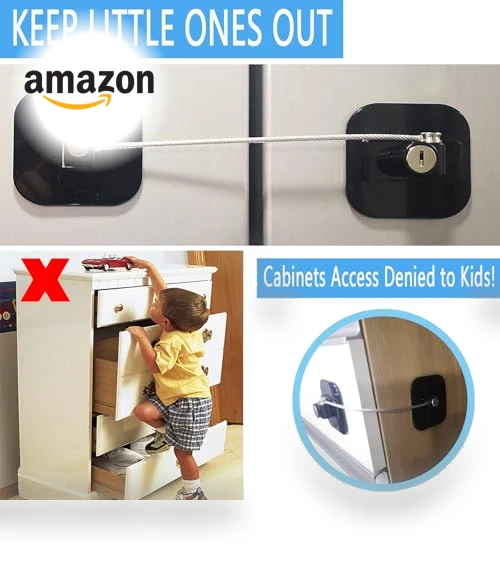 Refrigerator Lock — Cabinet Safety Solutions, YEYA