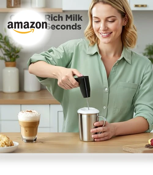 Single Serve Coffee Maker with Detachable Milk Frother — Coffee Makers, Tastyle