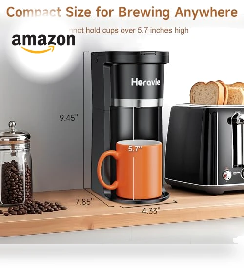 Single Serve Coffee Maker — Brewing Excellence, Horavie