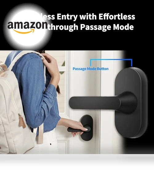 Smart Lock with Fingerprint Keyless Entry — Smart Home Security, Aqara