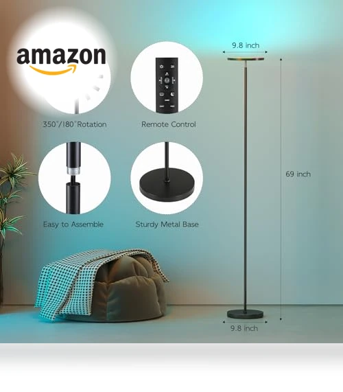 Smart RGB Floor Lamp — Standing Lights, SUNMORY
