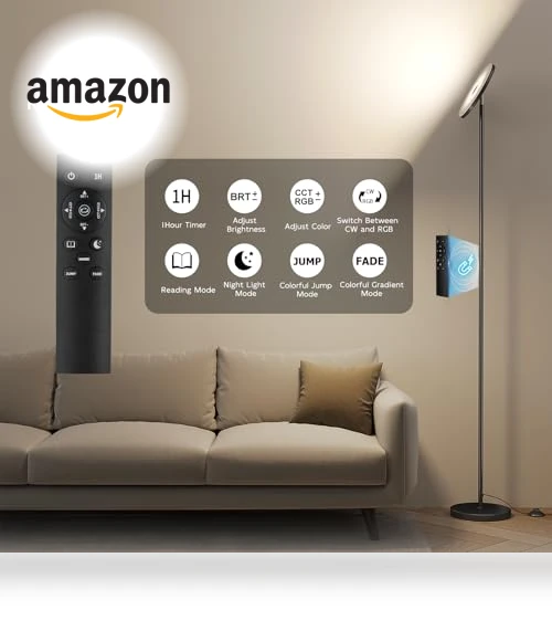 Smart RGB Floor Lamp — Standing Lights, SUNMORY