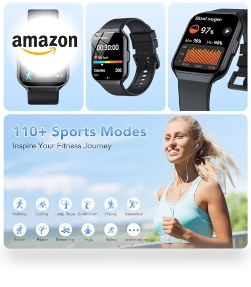 Smart Watch with Fitness Tracker — Smartwatches, QCOQ