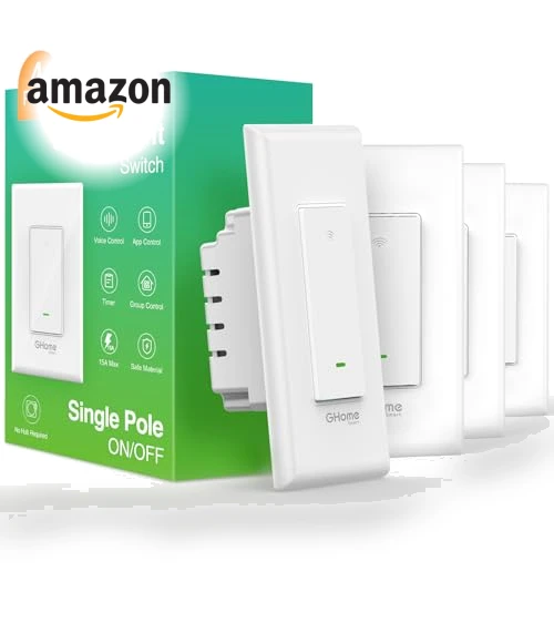 Smart Wi-Fi Light Switch — Dimmer Switches, GHome Smart