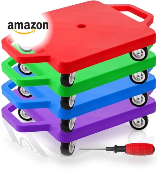 Sports Scooter Board with Handles — Helmets, AVLA