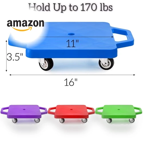 Sports Scooter Board with Handles — Helmets, AVLA