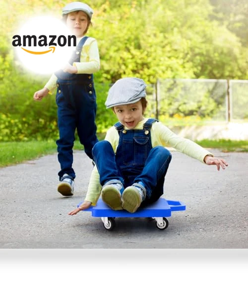 Sports Scooter Board with Handles — Helmets, AVLA