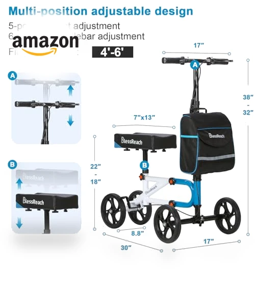 Steerable Knee Walker — Knee Braces, BlessReach