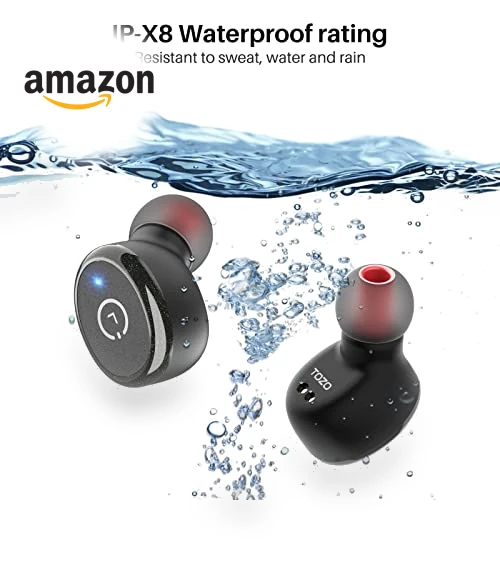 True Wireless Bluetooth Earbuds — In-Ear Headphones, TOZO