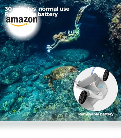 Underwater Scooter with Action Camera Mount — Action Cameras, sublue