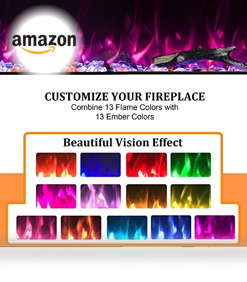 Wall Mounted Electric Fireplace — Electric Heating Solutions, Oxhark Flame
