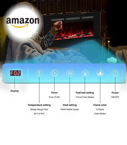 Wall Mounted Electric Fireplace — Electric Heating Solutions, Oxhark Flame