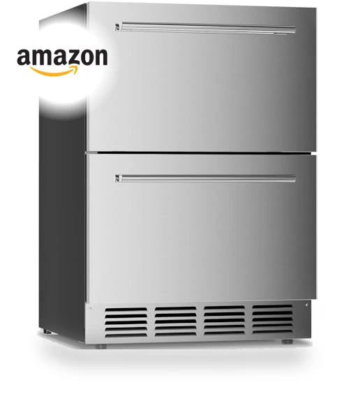 Weather Proof Stainless Steel Outdoor Beverage Refrigerator — Drink Coolers, Antarctic Star